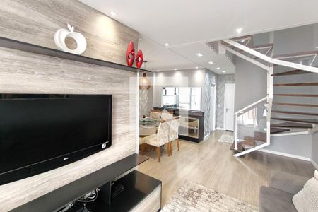 Sala de casa de condomínio para alugar com 3 quartos, 118m² em Medeiros, Jundiaí