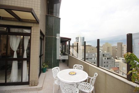 Varanda de apartamento à venda com 3 quartos, 153m² em São Pedro, Belo Horizonte
