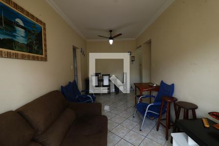 Sala de apartamento para alugar com 1 quarto, 54m² em Guilhermina, Praia Grande