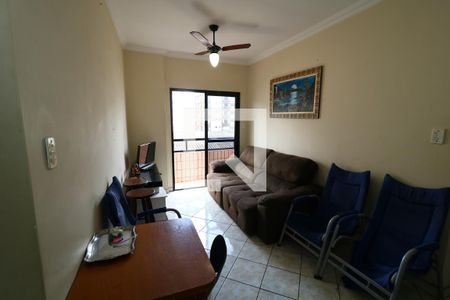 Sala de apartamento para alugar com 1 quarto, 54m² em Guilhermina, Praia Grande