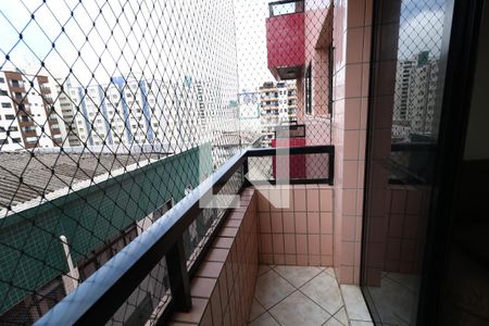 Varanda da Sala de apartamento para alugar com 1 quarto, 54m² em Guilhermina, Praia Grande