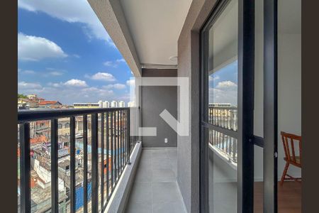Varanda da Sala de apartamento para alugar com 2 quartos, 41m² em Vila Marina, São Paulo