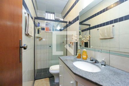 Banheiro da Suíte de apartamento à venda com 3 quartos, 100m² em Coracao de Jesus, Belo Horizonte