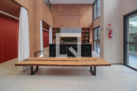 Área gourmet de kitnet/studio à venda com 1 quarto, 21m² em Jardim Paulista, São Paulo