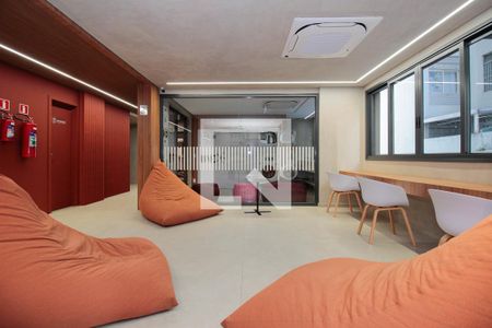  Área comum Sala de Jogos de kitnet/studio para alugar com 1 quarto, 21m² em Jardim Paulista, São Paulo