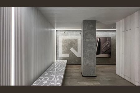 Hall de entrada de kitnet/studio para alugar com 1 quarto, 21m² em Jardim Paulista, São Paulo