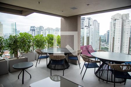 Área comum de kitnet/studio para alugar com 1 quarto, 26m² em Jardim das Acacias, São Paulo