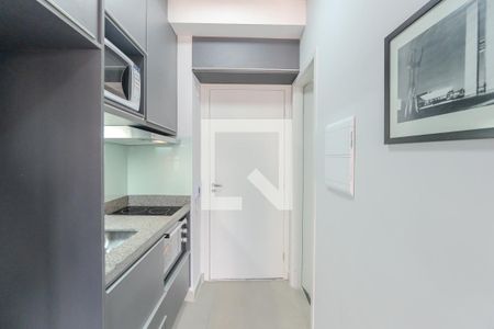 Cozinha de apartamento à venda com 1 quarto, 22m² em Centro Histórico de São Paulo, São Paulo