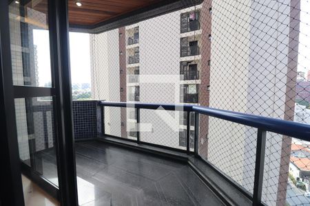 Varanda Sala de apartamento à venda com 4 quartos, 224m² em Jardim, Santo André
