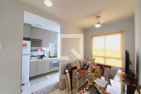 Sala de apartamento à venda com 2 quartos, 49m² em Ponte Pequena, Valinhos