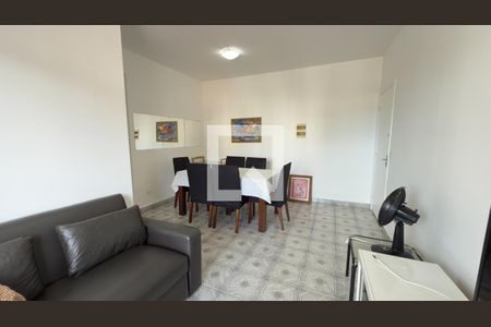 Sala de apartamento para alugar com 3 quartos, 90m² em Canto do Forte, Praia Grande