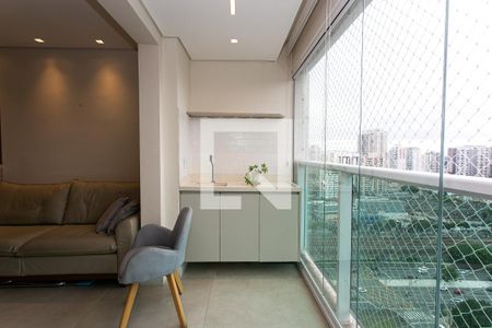 Varanda de apartamento à venda com 1 quarto, 45m² em Vila Gomes Cardim, São Paulo