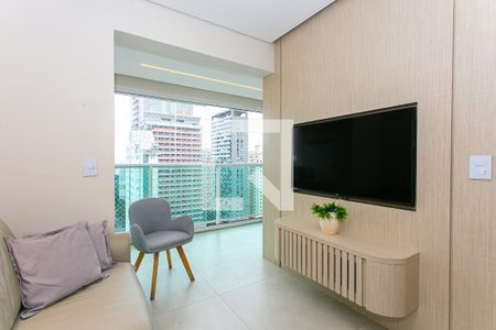 Sala de apartamento à venda com 1 quarto, 45m² em Vila Gomes Cardim, São Paulo