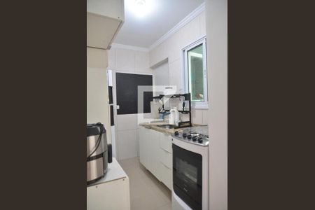 Cozinha de apartamento à venda com 2 quartos, 43m² em Vila Curuçá, Santo André