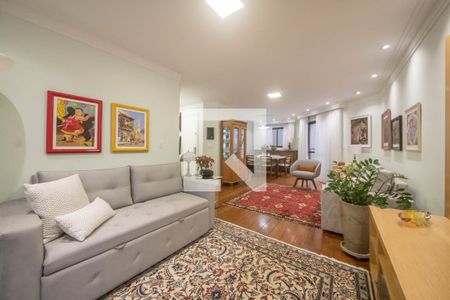 Sala de apartamento à venda com 3 quartos, 126m² em Campo Belo, São Paulo