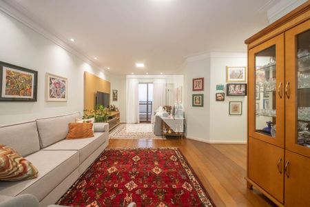 Sala de apartamento à venda com 3 quartos, 126m² em Campo Belo, São Paulo