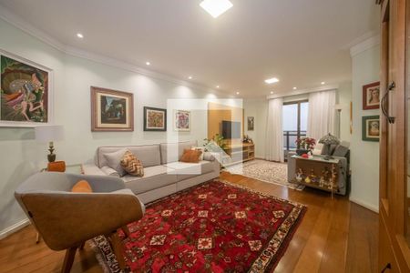 Sala de apartamento à venda com 3 quartos, 126m² em Campo Belo, São Paulo