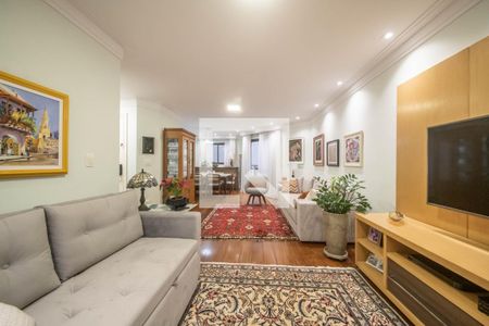 Sala de apartamento à venda com 3 quartos, 126m² em Campo Belo, São Paulo