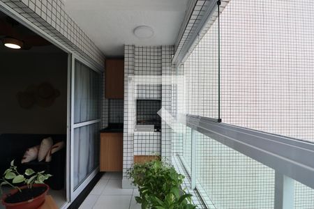 Varanda de apartamento para alugar com 3 quartos, 100m² em Jardim Tejereba, Guarujá