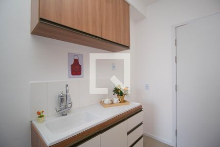 Cozinha de apartamento para alugar com 2 quartos, 29m² em Vila Mangalot, São Paulo