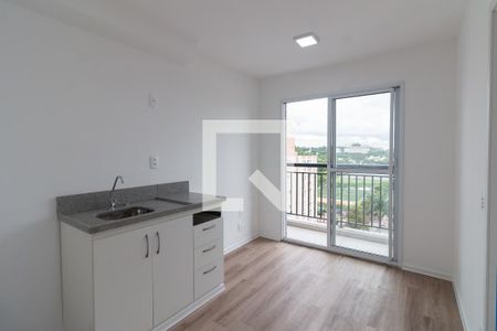 Sala - Cozinha de apartamento para alugar com 1 quarto, 24m² em Vila Butantã, São Paulo