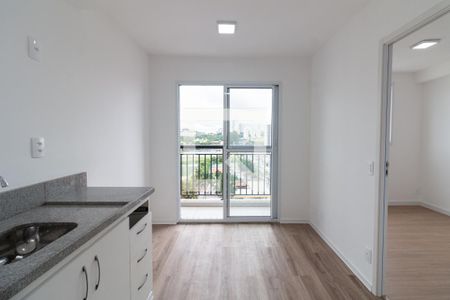 Sala - Cozinha de apartamento para alugar com 1 quarto, 24m² em Vila Butantã, São Paulo