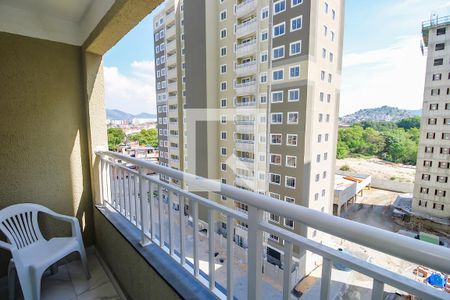 Varanda da Sala de apartamento para alugar com 2 quartos, 37m² em Del Castilho, Rio de Janeiro