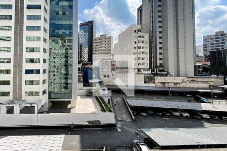 Vista Sala de apartamento à venda com 1 quarto, 35m² em Bela Vista, São Paulo