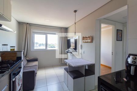 Sala/Cozinha de apartamento à venda com 2 quartos, 35m² em Vila Carmosina, São Paulo
