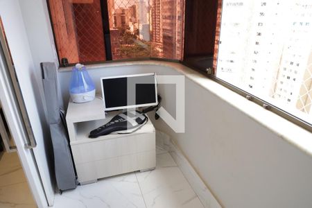 varanda do Quarto de apartamento à venda com 3 quartos, 200m² em Setor Bueno, Goiânia
