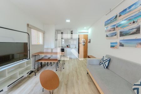 Sala de apartamento à venda com 1 quarto, 40m² em Consolação, São Paulo