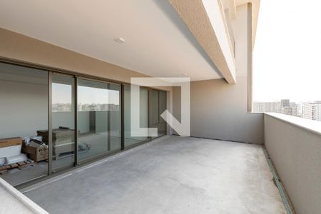 Varanda da Sala de apartamento à venda com 3 quartos, 144m² em Campo Belo, São Paulo