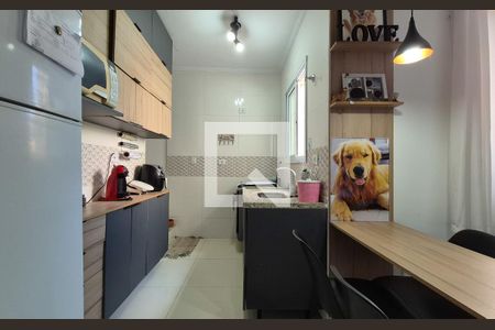 Cozinha de apartamento à venda com 2 quartos, 108m² em Vila Helena, Santo André