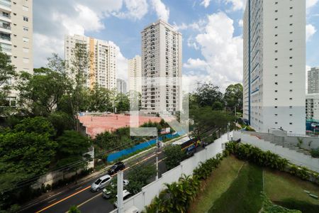 Vista da Varanda da Sala de apartamento para alugar com 3 quartos, 74m² em Vila Andrade, São Paulo