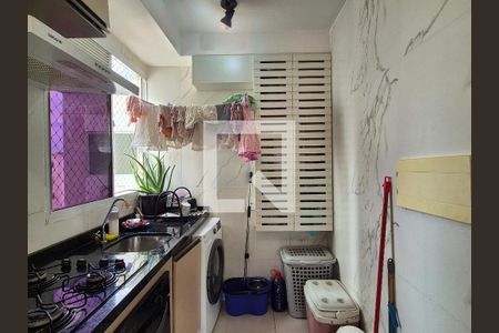 Área de serviço de apartamento para alugar com 2 quartos, 44m² em Vargem Pequena, Rio de Janeiro