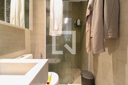 Banheiro de apartamento à venda com 1 quarto, 40m² em Vila Nova Conceição, São Paulo