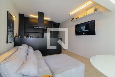 Sala de apartamento à venda com 1 quarto, 40m² em Vila Nova Conceição, São Paulo