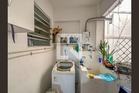 Área de Serviço de apartamento à venda com 4 quartos, 137m² em Laranjeiras, Rio de Janeiro