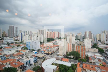 Varanda Vista de apartamento à venda com 1 quarto, 50m² em Vila Gomes Cardim, São Paulo