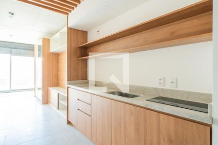 Cozinha de apartamento à venda com 1 quarto, 33m² em Cidade Baixa, Porto Alegre