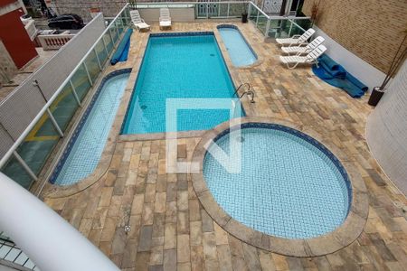 Área comum - Piscina de apartamento para alugar com 4 quartos, 168m² em Vila Tupi, Praia Grande