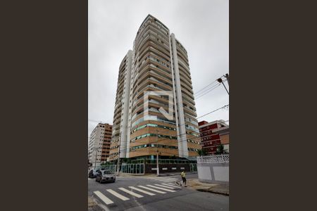 Fachada do Prédio de apartamento para alugar com 4 quartos, 168m² em Vila Tupi, Praia Grande