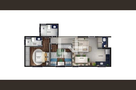 Apartamento à venda com 2 quartos, 61m² em Ouro Preto, Belo Horizonte