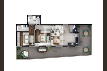 Apartamento à venda com 2 quartos, 61m² em Ouro Preto, Belo Horizonte