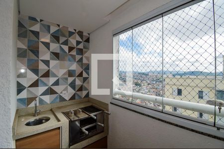 Varanda da Sala de apartamento à venda com 2 quartos, 59m² em Jardim Imperador, Guarulhos