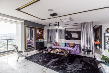 Sala de apartamento à venda com 3 quartos, 344m² em Alphaville Industrial, Barueri