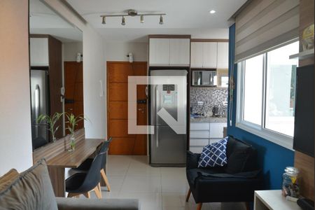 Sala de apartamento à venda com 2 quartos, 74m² em Parque Marajoara, Santo André