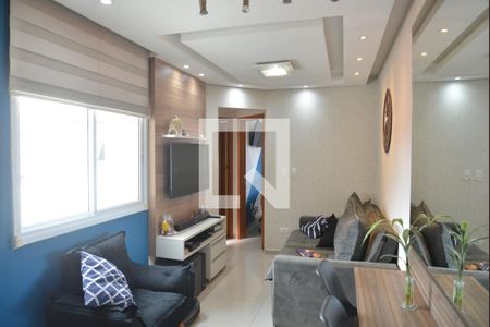 Sala de apartamento à venda com 2 quartos, 74m² em Parque Marajoara, Santo André