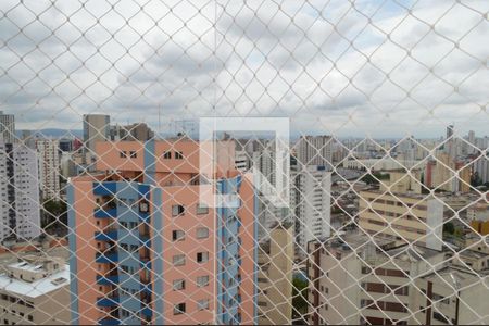 Vista Varanda da Sala/Quarto de kitnet/studio para alugar com 1 quarto, 25m² em Liberdade, São Paulo