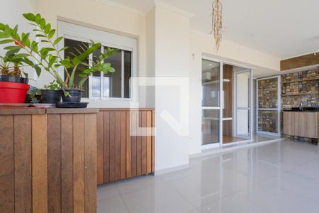 Varanda da Sala de apartamento para alugar com 3 quartos, 100m² em Santo Amaro, São Paulo